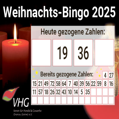 Weihnachtsbingo